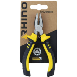 Rhino - Mini pinza universale da 115 mm a forte demoltiplicazione - Realizzato in acciaio di alta qualità - Taglio e serra - Lunghezza 115 mm