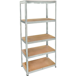 62343 - Scaffale in metallo e legno, 5 ripiani - Cogex