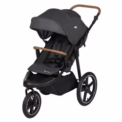 Bebe Confort Cloudy, Velo per culla, Passeggino all-terrain, Qualsiasi tipo, Ruote gonfiabili, Ripiegabile, Nero, Grafite