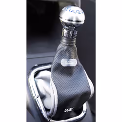 WRC Сuffia leva cambio cuoio/silver