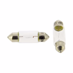 Set di 2 lampadine auto C5W 12V SV8,5 - 5W Si utilizzano sulla parte posteriore: illuminazione targa. Si utilizzano all'inter ...