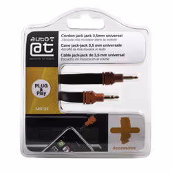 Auto-T 540122 cavo audio 1,2 m 3.5mm Nero - Vista aggiuntiva 4