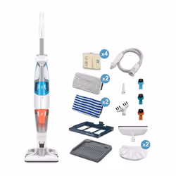 Rowenta Clean & Steam Multi RY8544 Aspirapolvere a bastone AC Secco e bagnato Senza sacchetto 0,5 L 1700 W Bianco, Blu - Vista aggiuntiva 8