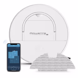 Rowenta X-Plorer RR9067, Senza sacchetto, Bianco, Rotondo, 3 ruota(e), 0,5 L, 60 dB