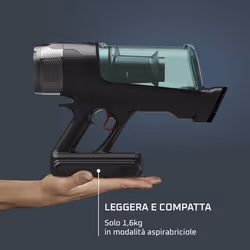 Rowenta RH9A32 Aspirapolvere a bastone 2 in 1 Batteria Secco Senza sacchetto Alluminio, Verde - Vista aggiuntiva 6