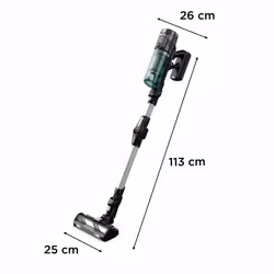 Rowenta RH9A32 Aspirapolvere a bastone 2 in 1 Batteria Secco Senza sacchetto Alluminio, Verde - Vista aggiuntiva 8