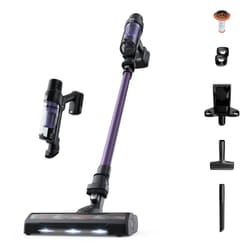 Rowenta RH6A39WO scopa elettrica Aspirapolvere a bastone 2 in 1 Batteria Secco Senza sacchetto 140 W Nero, Viola