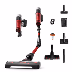 Rowenta X-Force Flex 9.60 RH2099WO, Aspirapolvere a bastone 2 in 1, Senza sacchetto, Nero, Rosso, 0,44 L, Rettangolare, Cina