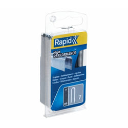 RAPID Graffe tonde a filo piatto n°7 da 12mm, per cavi a bassa tensione, confezione 960 pz