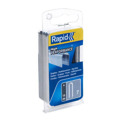 RAPID Graffe tonde a filo piatto n°7 da 14 mm, per cavi a bassa tensione, confezione 960 pz