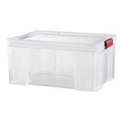 Scatola in plastica trasparente L.39 x P.50 x H.20 cm - Sundis