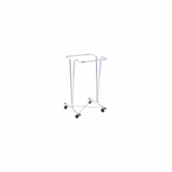 Portarifiuti con rotelle, volume fino a 110 l, argento. Fornitura = smontato. Caratteristiche = con rotelle. Altezza = 790 mm ...