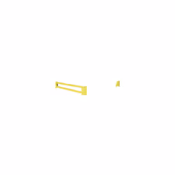 Traversa di protezione, telescopica, acciaio, giallo, regolabile da 1850 a 2750 mm. Fornitura = in parte smontato. Tipo di fi ...