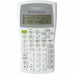 Texas Instruments TI-30XIIB, Tasca, Calcolatrice scientifica, 11 cifre, 2 linee, Batteria, Grigio, Bianco