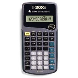 Texas Instruments TI-30XA calcolatrice Tasca Calcolatrice scientifica Grigio