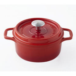 Invicta - pirofila tonda in ghisa smaltata 26 cm rubino - puv402260