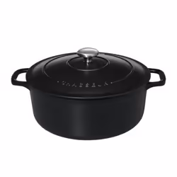CHASSEUR PUC472001, Pirofila casseruola, Rotondo, Ghisa, 4 persona(e), Ceramica, Alogena, Gas, Induzione, Nero