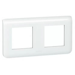 Legrand 078804 - Plaque Mosaic - 2x2 Modules - horizontal - blanc