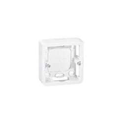 Legrand - Scatola quadrata 'Mosaico' per due moduli IP20/IK02 83x83x30mm in termoplastico bianco 08028