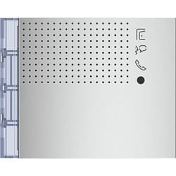 Legrand Sfera Modular Entrance Panel Speaker Module Front Cover Silver Alluminio