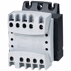 TRAS230/400-12/24V100VA Trasformatore di isolamento e sicurezza COMPACT 100 VA. Primario: 230/400Vac Secondario: 12 V - 0 - 1 ...
