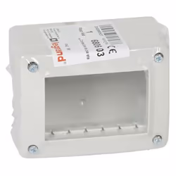 Contenitore da parete Legrand Plexo Cross-Vela, 3 moduli (posti). Grado di protezione IP40.