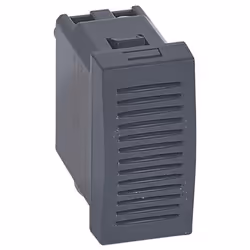 Suoneria 230V 8VA Legrand Vela, 1 modulo, colore grigio antracite. Da applicare sui supporti 072842,072843,072844,072846. Car ...