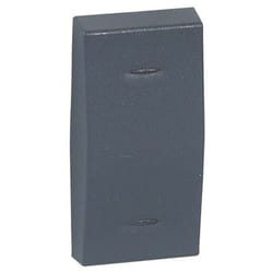 Mostrina Legrand Vela antracite per interruttore Vela 1 modulo 682913