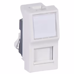 Presa RJ45 toolless internet UTP cat 6 Legrand Vela, 1 modulo colore bianco. Da applicare sui supporti 072842,072843,072844,0 ...