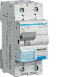 Hager ADA566D interruttore automatico Tipo C 1P + N 2 modulo/moduli