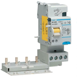 Hager - blocco differenziale tetrapolari 4 poli 500ma 25a ac 2m bg426n