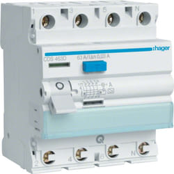 Hager CDS463D interruttore automatico Dispositivo a corrente residua Tipo A 4 modulo/moduli