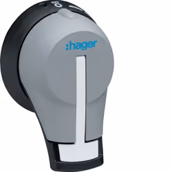 Hager HZC002, Grigio, IP55