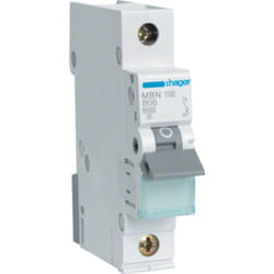 Hager - MBN106 MBN106 Interruttore magnetotermico a 1 fase 6 a 230 v, 400 v