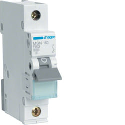 Hager MBN163 interruttore automatico 1P