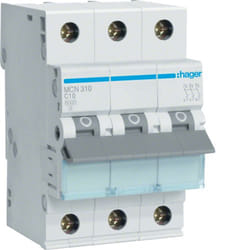 Hager MCN310 interruttore automatico 3P