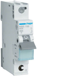 Hager MBS106 interruttore automatico Tipo B 1 1 modulo/moduli