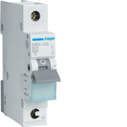Hager MBS125 interruttore automatico Tipo B 1 1 modulo/moduli