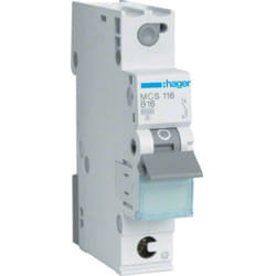 Hager MCS116 MCS116 Interruttore magnetotermico a 1 fase 16 A 230 V, 400 V