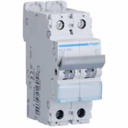 INTERRUTTORE AUTOMATICO 2P 50A 6 KA C 2M Interruttore automatico 2P 50A 6kA C 2M Interruttore automatico di comando e protezi ...