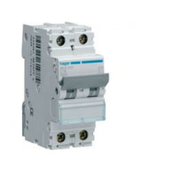 Hager - interruttore automatico modulare 1p+n 10a 6 ka c 2m mca510