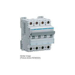 Hager - Interr. Autom. 4P 10A 10 Ka C4M ( lume cod. NCN410A )