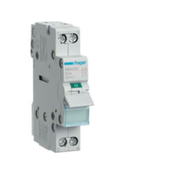 Hager - interruttore non automatico 2 poli 25a 1 modulo sbn225