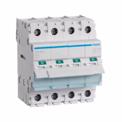 Interruttore Di Manovra - Sezionatore 4 Poli 63 A 400 V Ac 4 M. Din Hager SBN463