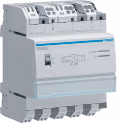 Hager TGA200, 230 V, 50 - 60 Hz, 4P