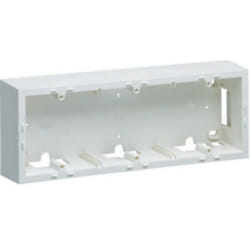 Hager - systo WS683 - Boîte 3 postes saillie