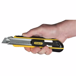 Stanley 0-10-481 Taglierino Nero, Giallo Taglierino a lama retrattile - Vista aggiuntiva 5
