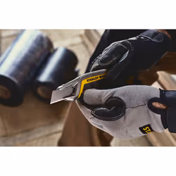 Stanley FATMAX FMHT10594-0 Taglierino Nero, Acciaio inox, Giallo Coltello a lama fissa - Vista aggiuntiva 7