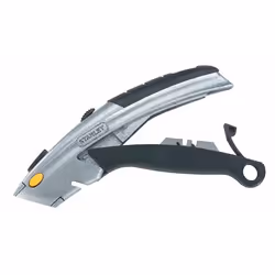 Stanley 0-10-788 Taglierino Nero, Metallico Taglierino a lama retrattile - Vista aggiuntiva 2
