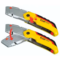 Stanley 0-10-825 Taglierino Nero, Metallico, Giallo Coltello a lama pieghevole - Vista aggiuntiva 7